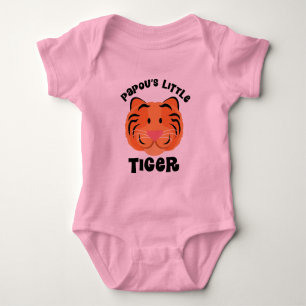Papa Little Tiger Cute Gift Romper