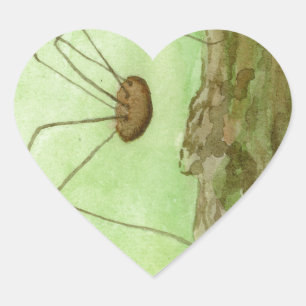 Papa Long Legs Hart Sticker