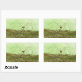 Papa Long Legs Rechthoekige Sticker (Vel)