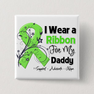 Papa - Lymphoma Ribbon Vierkante Button 5,1 Cm