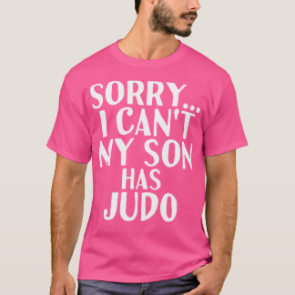 Papa, mama, mijn zoon heeft judo t-shirt