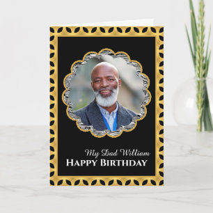 Papa Maman Papy Photo Carte Anniversaire Personnal