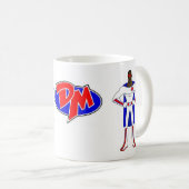 Papa-Man Klassieke witte Mok (Voorkant rechts)