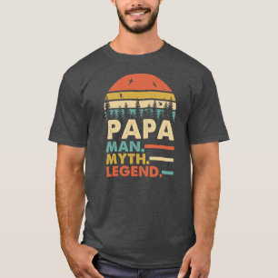 Papa Man Myth Legend priester Day  T-shirt