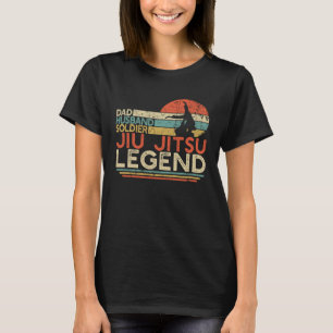 Papa Man Soldaat Jiu Jitsu Legend Militair BJJ T-shirt