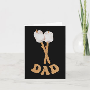 Papa marshmallow blije kampeerder 1e verjaardag ka kaart