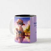 Papa & Me - Chibi Fishing Adventure Mug Produit De (Devant gauche)