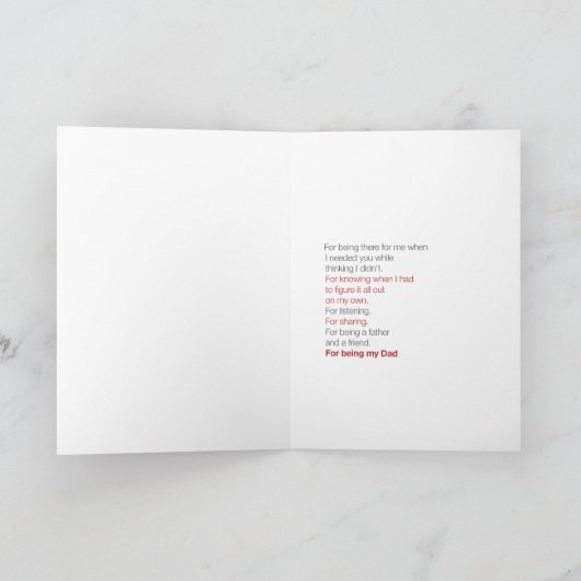 Papa merci (Intérieur)