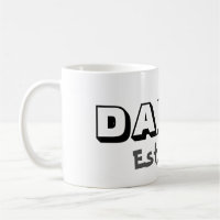 Papa met Coffee-Mok datum vaststellen