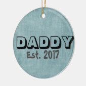 Papa met  Datum Ornament instellen (Links)