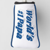 Papa met zee blauwe kop golfheadcover (Draai 90)