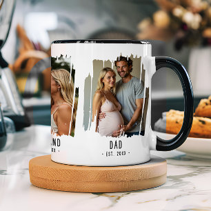 Papa Mijlpalen Foto's & Jaar Tekst op Maat Cadeau Mok
