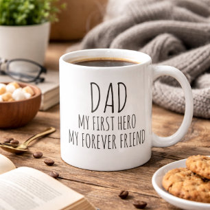 Papa Mijn Eerste Held Mijn Eeuwige Vriend Minimali Koffiemok