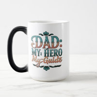 Papa: Mijn held, mijn gids - 15 oz Morphing Mok