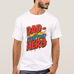 Papa - Mijn T-shirt van elke-dag held Trots op p