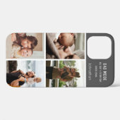 Papa Mode Photo Collage 4 Photos iPhone / coque ip (Verso (horizontal))