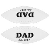 Papa modern zwart typografie aangepaste test datum american football (Panelen)