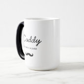 papa | Moderne Vaderdag Kinder namen Mok (Voorkant links)