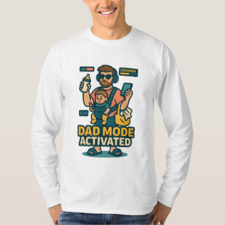 Papa Modus Geactiveerd - Gamer Stijl Ouderschap T-shirt