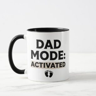 Papa Modus Geactiveerd Grappige Nieuwe Vader Citaa Mok