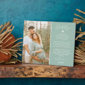 Papa moet worden | Papa van Bump Keepomwille Photo Fotoplaat (Zijkant)