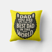 "Papa, Mon Héros - Coussin Tiger Tiger Tiger (Verso)