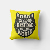 "Papa, Mon Héros - Coussin Tiger Tiger Tiger (Recto)