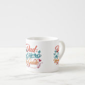 Papa : Mon Héros, Mon Guide - Mug Expresso Spécial (Devant droit)