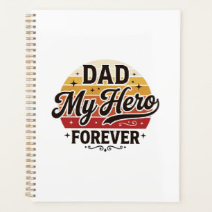 Papa Mon Héros Pour Toujours Design de Chemise Rét