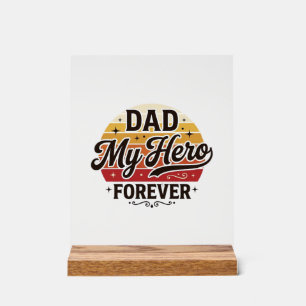 Papa Mon Héros Pour Toujours Design de Chemise Rét