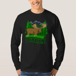 Papa Moose Hunting Papa T-shirt