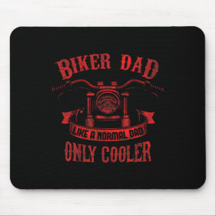 Papa Motorfiets Father39s Day Design voor Vaders Muismat