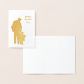 Papa 'n-Kiddo Silhouette 1-Vaderdag Folie Kaarten (Display)