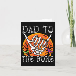 Papa naar Bone Halloween Moon Kostuum Skeleton Han Kaart