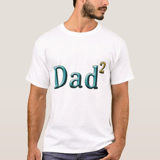 Papa naar de tweede Vaderdag-cadeaus T-shirt (Voorkant)