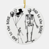 Papa naar het Bone Skeleton Ornament (Voorkant)