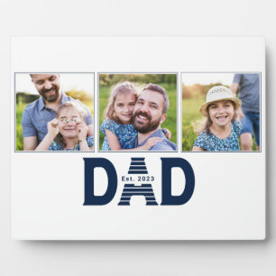 Papa Navy Blue Moderne 3 foto Fotoplaat