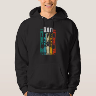 Papa Niveau Ontgrendeld Nieuwe vader vader Zwanger Hoodie
