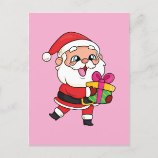 Papa noel briefkaart