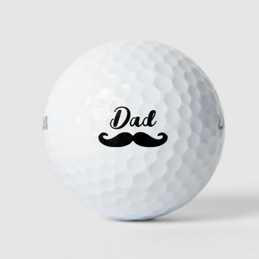 Papa noir guidon moustache balles de golf (Devant)