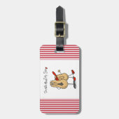 Papa - Nuts Over Mijn T-shirts en GiftsD Bagagelabel (Voorkant verticaal)