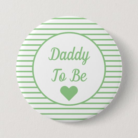 Papa om Baby shower Button te worden (Voorkant)