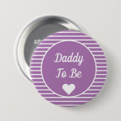 Papa om Baby shower Button te worden (Voorkant /achterkant)