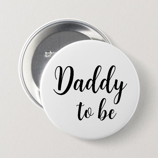 Papa om Pin Button te worden (Voorkant /achterkant)