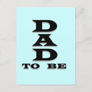 Papa om T-shirts en cadeautjes te worden Briefkaart