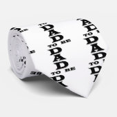 Papa om T-shirts en cadeautjes te worden Stropdas (Opgerold)