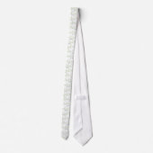 Papa om te worden (groen script) stropdas (Achterkant)