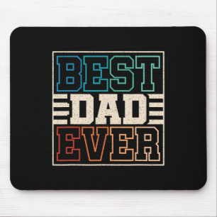 Papa ooit grappig retro papa papa vader vaders dag muismat