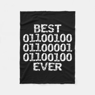 Papa ooit in binaire code software engineer vader fleece deken