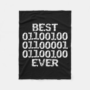 Papa ooit in binaire code software engineer vader  fleece deken
